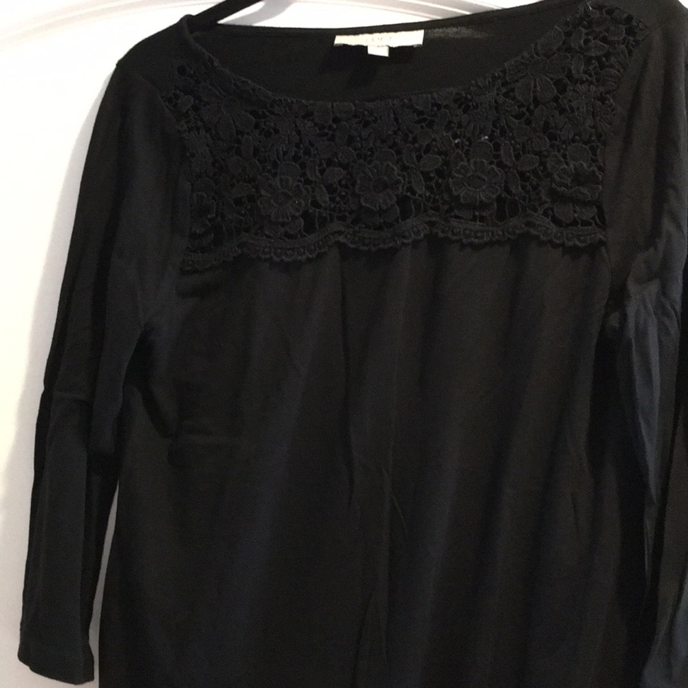 Loft lace front top